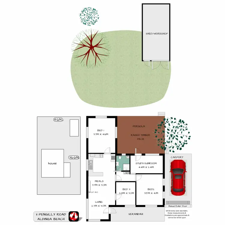 Floorplan of Homely house listing, 11 Pengilly Road, Aldinga Beach SA 5173