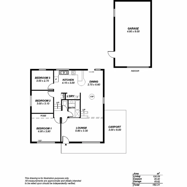 Floorplan of Homely house listing, 9 Chardonnay Crescent, Wynn Vale SA 5127