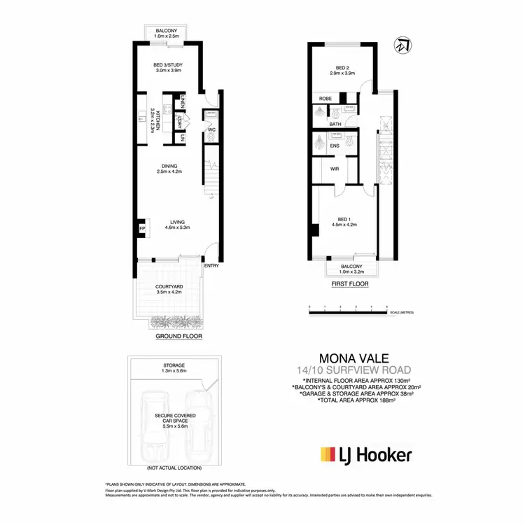 Floorplan of Homely townhouse listing, 14/10-16 Surfview Road, Mona Vale NSW 2103
