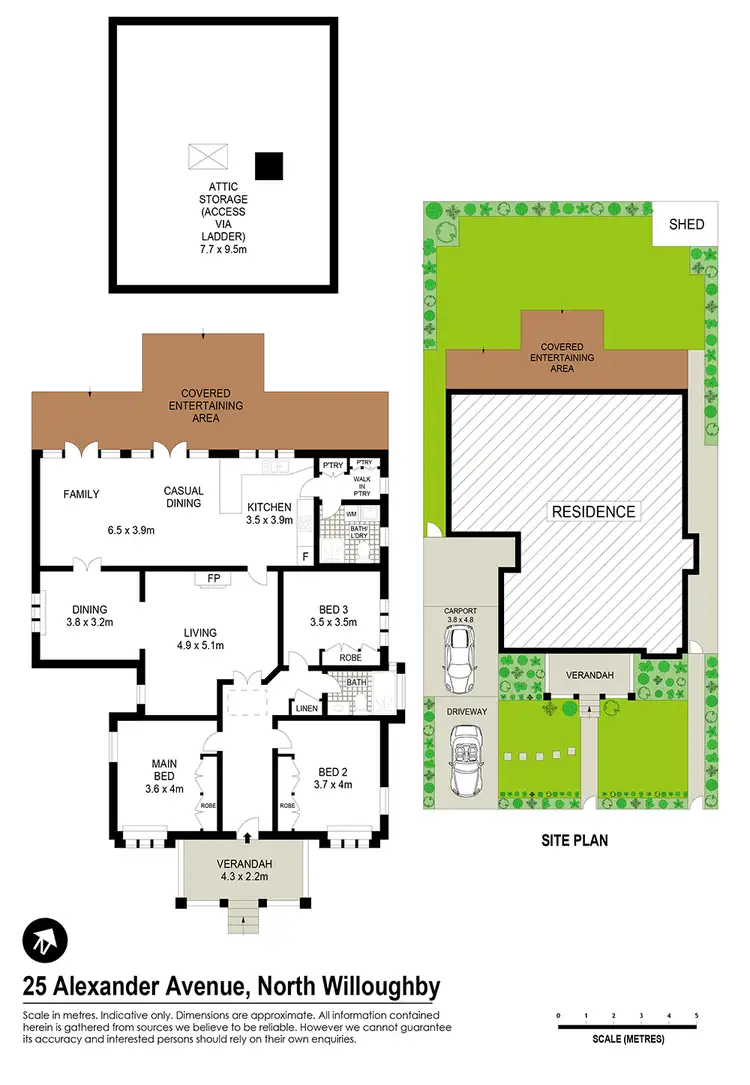 Floorplan of Homely house listing, 25 Alexander Avenue, Willoughby NSW 2068