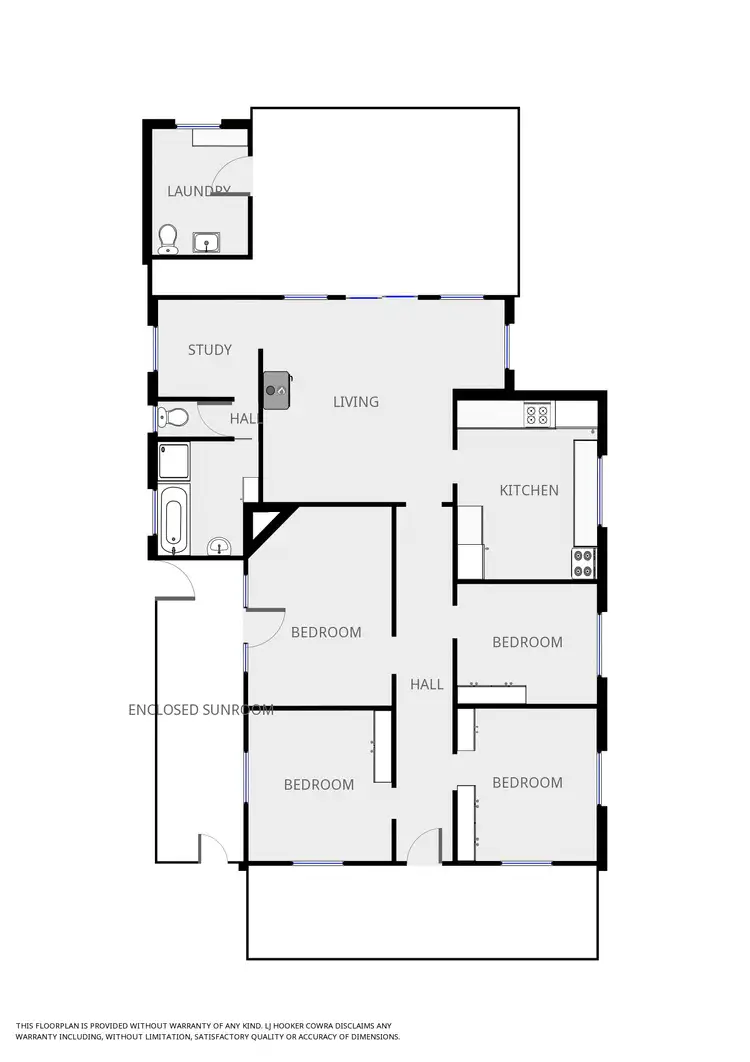 Floorplan of Homely house listing, 38 Campbell Street, Cowra NSW 2794