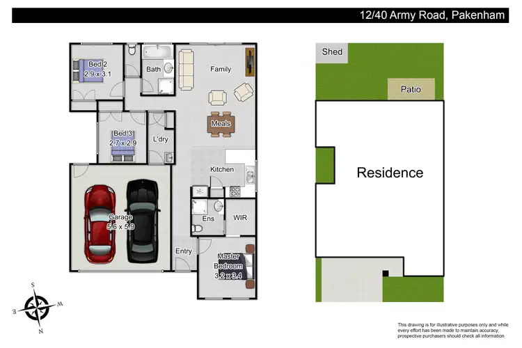 Floorplan of Homely unit listing, 12/40 Army Road, Pakenham VIC 3810