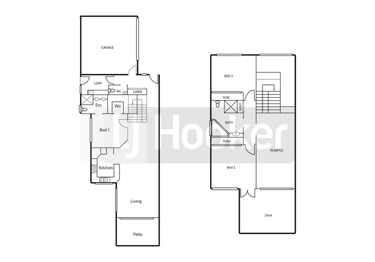 Floorplan of Homely townhouse listing, 2/1 Ulmurra Close, Harrington NSW 2427