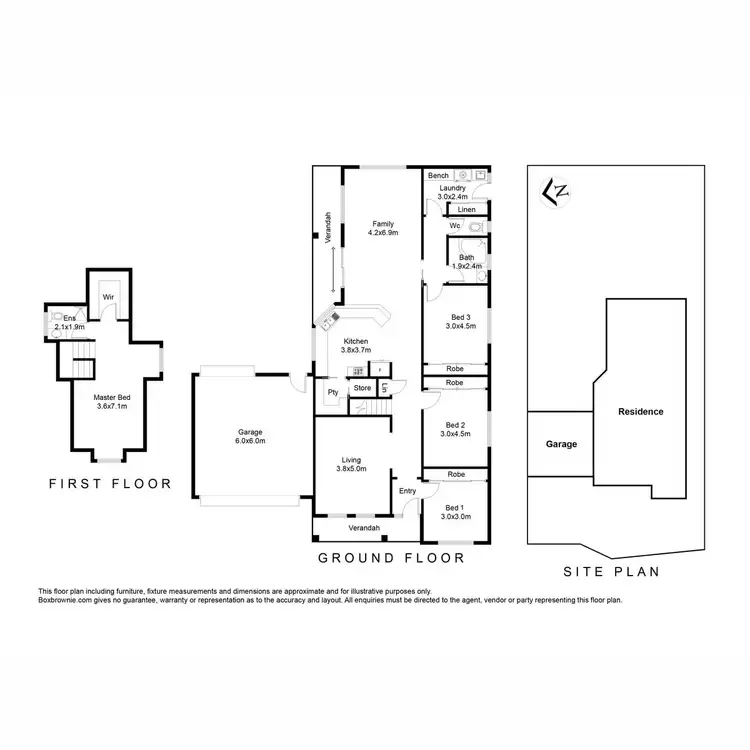 Floorplan of Homely house listing, 14 Cropley Court, Seabrook VIC 3028