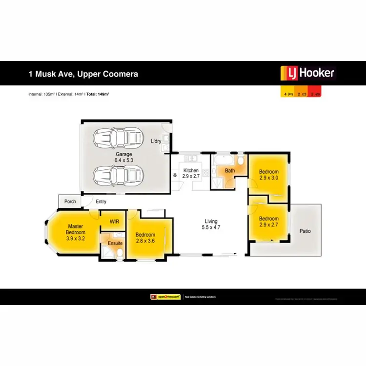 Floorplan of Homely house listing, 1 Musk Avenue, Upper Coomera QLD 4209