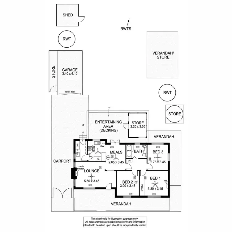Floorplan of Homely house listing, 26 Travers Street, Sturt SA 5047
