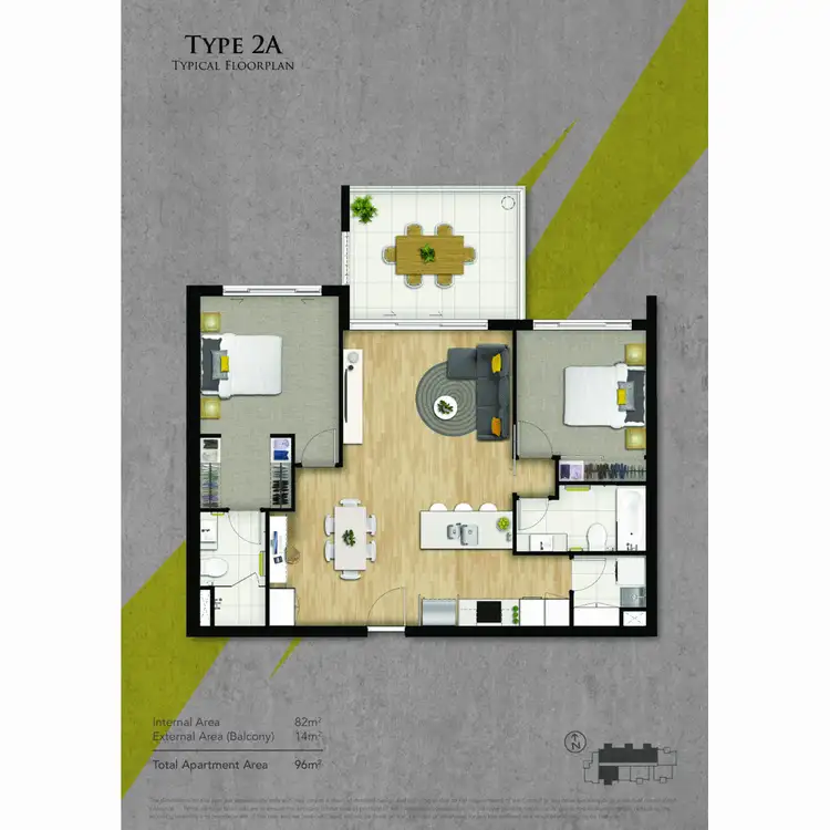 Floorplan of Homely unit listing, 149/1-25 Parnell Boulevard, Robina QLD 4226