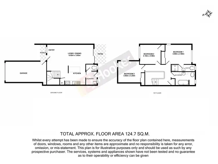 Floorplan of Homely townhouse listing, 7/8 Mahina Place, Wishart QLD 4122