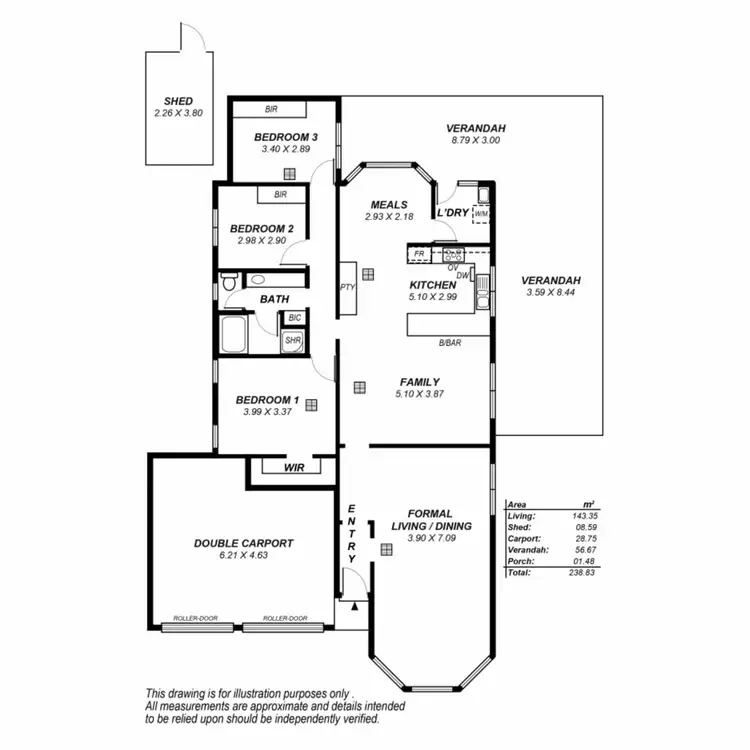 Floorplan of Homely house listing, 3 Wanaka Court, Greenwith SA 5125
