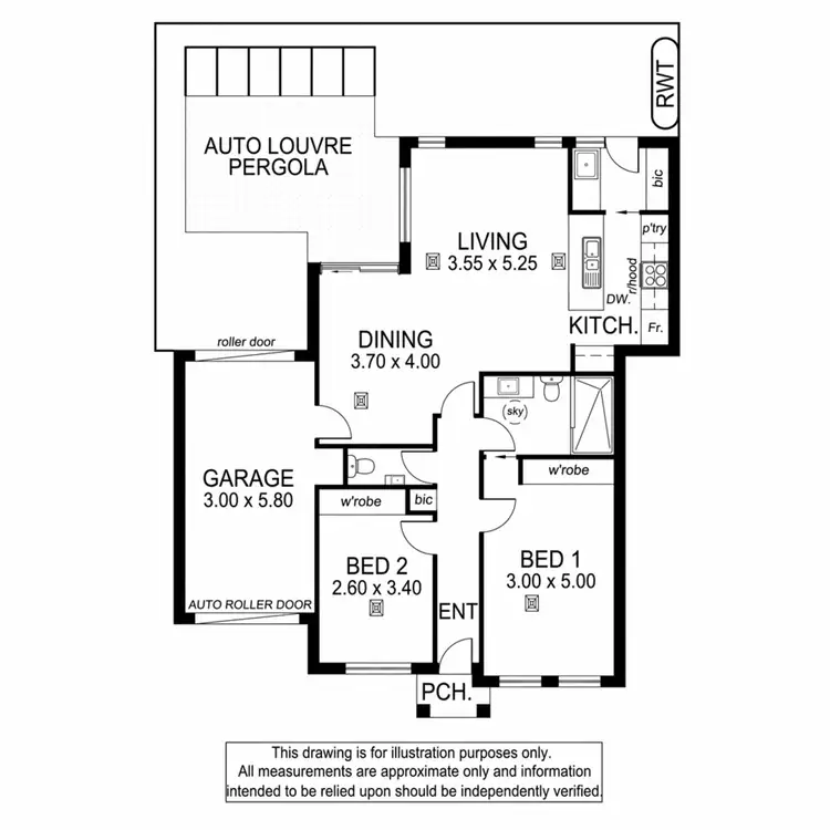 Floorplan of Homely house listing, 5 Peter Street, Marion SA 5043