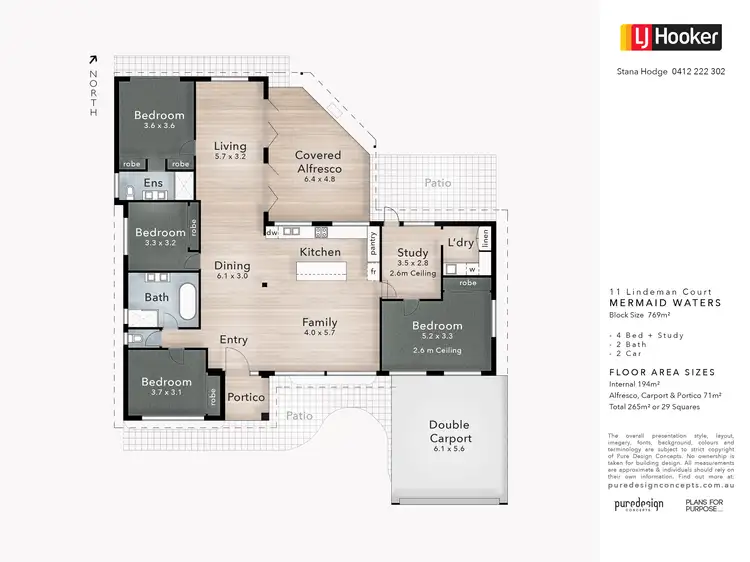 Floorplan of Homely house listing, 11 Lindeman Court, Mermaid Waters QLD 4218