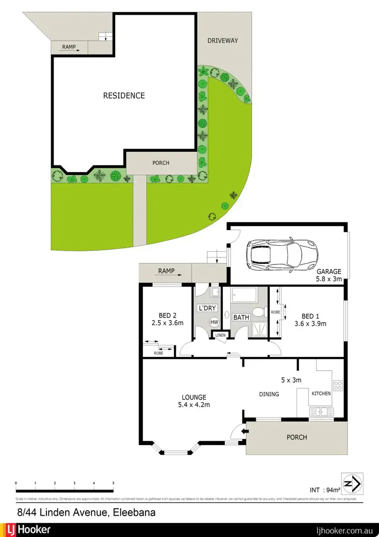 Floorplan of Homely unit listing, 8/44 Linden Avenue, Eleebana NSW 2282