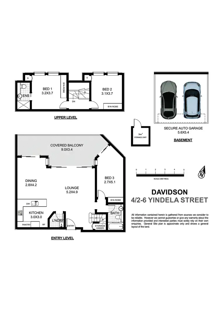 Floorplan of Homely unit listing, Unit 4/2-6 Yindela Street, Davidson NSW 2085