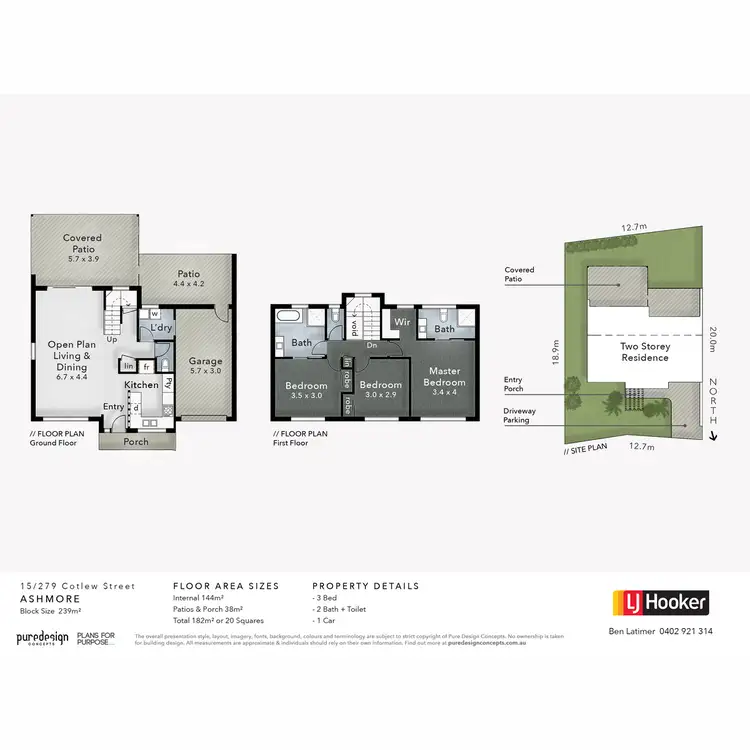 Floorplan of Homely unit listing, 15/279 Cotlew Street West, Ashmore QLD 4214