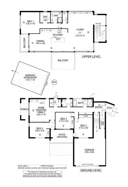 Floorplan of Homely house listing, 3 Glenvale Avenue, Marino SA 5049