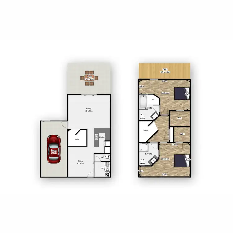 Floorplan of Homely townhouse listing, 10/18 Channel Street, Cleveland QLD 4163