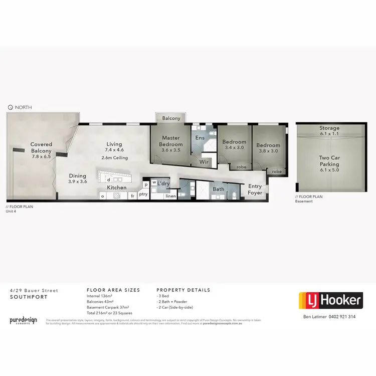 Floorplan of Homely unit listing, 5/29 Bauer Street, Southport QLD 4215