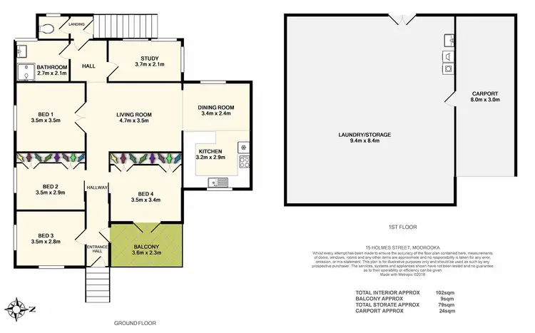 Floorplan of Homely house listing, 15 Holmes Street, Moorooka QLD 4105