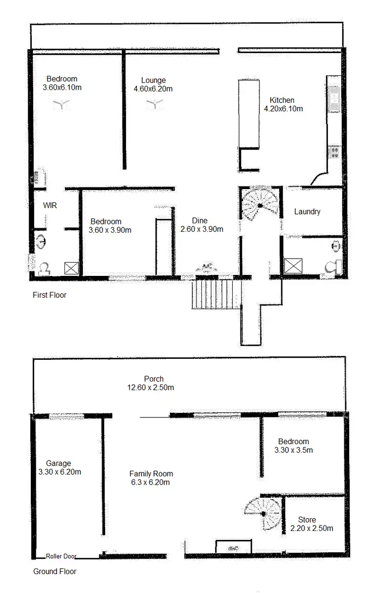 Floorplan of Homely house listing, 6 Passatt, Encounter Bay SA 5211