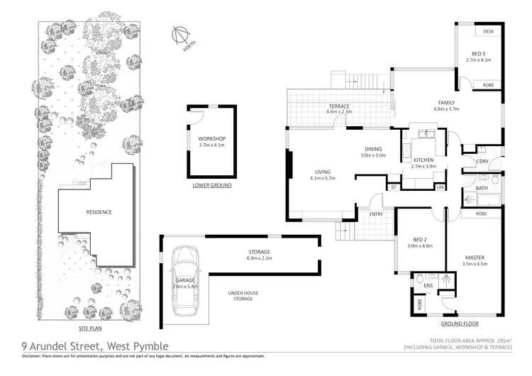 Floorplan of Homely house listing, 9 Arundel Street, West Pymble NSW 2073