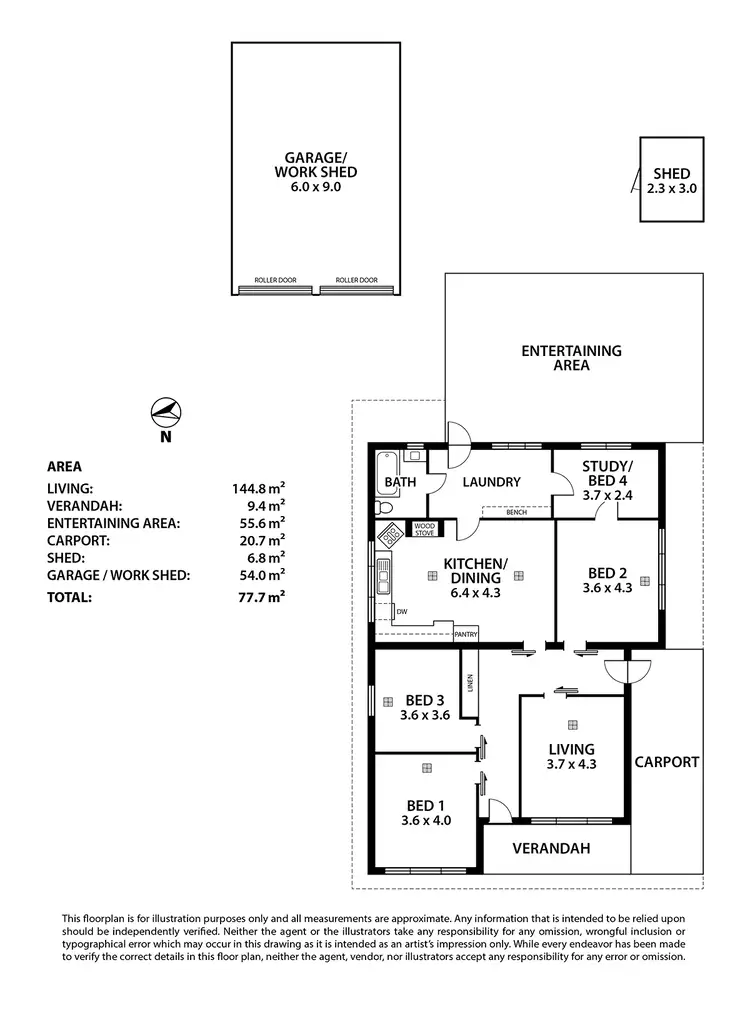 Floorplan of Homely house listing, 7 Victoria Road, Mount Barker SA 5251