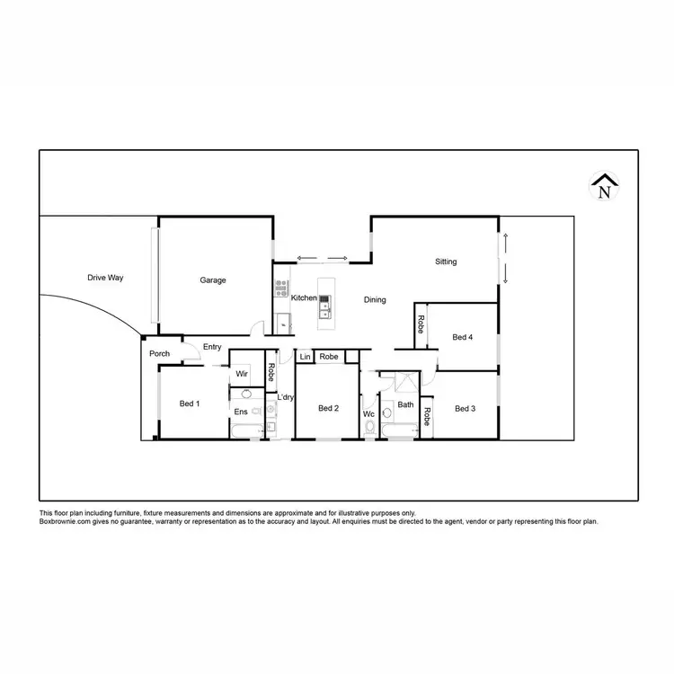 Floorplan of Homely house listing, 16 Derham Drive, Point Cook VIC 3030