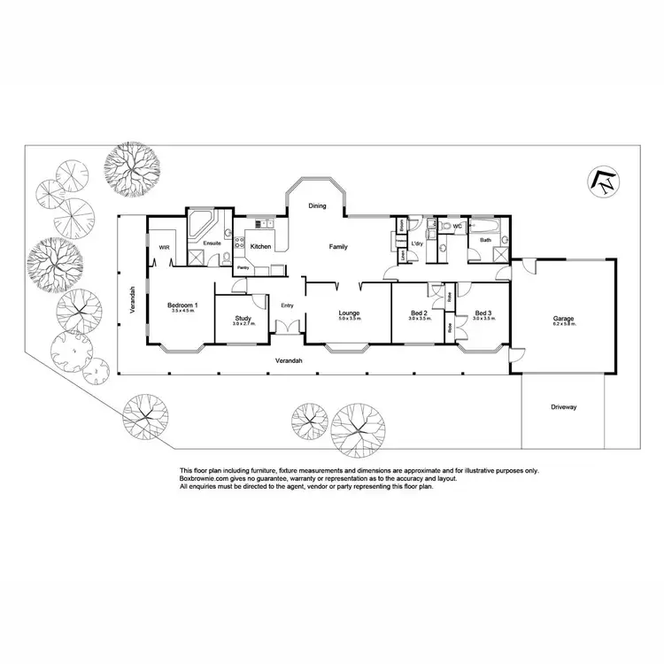 Floorplan of Homely house listing, 38 Truganina Avenue, Seabrook VIC 3028