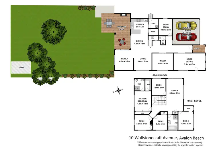 Floorplan of Homely house listing, 10 Wollstonecraft Avenue, Avalon Beach NSW 2107