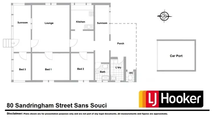 Floorplan of Homely house listing, 80 Sandringham Street, Sans Souci NSW 2219