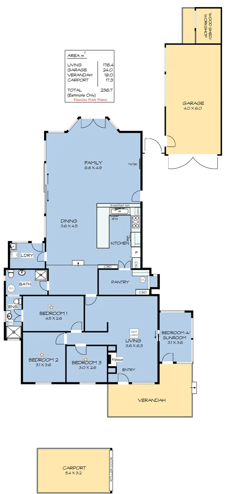 Floorplan of Homely house listing, 10 Pine Avenue, Victor Harbor SA 5211