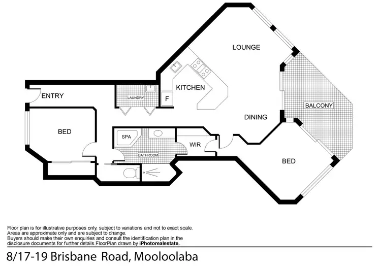 Floorplan of Homely apartment listing, Unit 8/17-19 Brisbane Road, Mooloolaba QLD 4557