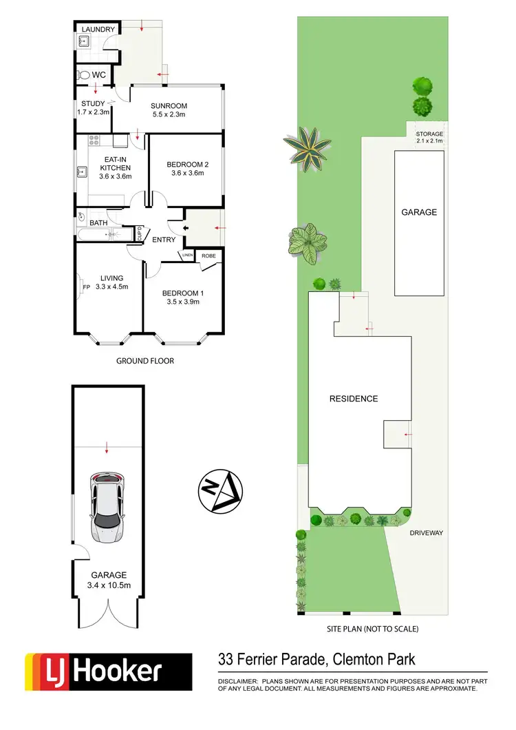 Floorplan of Homely house listing, 33 Ferrier Parade, Clemton Park NSW 2206