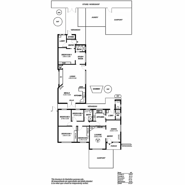 Floorplan of Homely house listing, 5 Faulkner Street, Modbury SA 5092