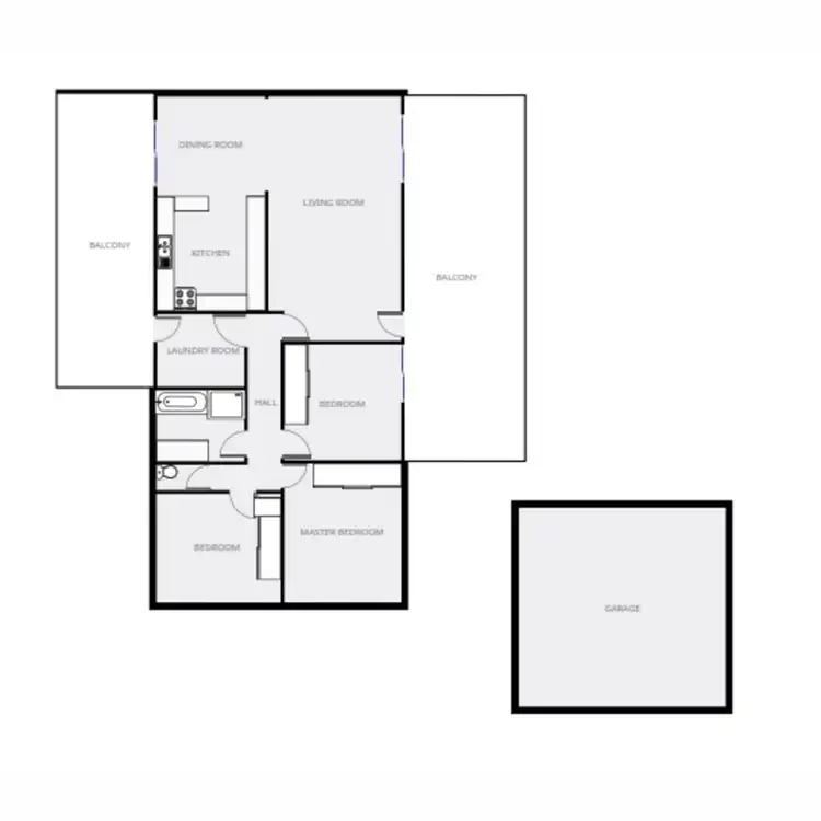 Floorplan of Homely house listing, 10 Quarry Way, Laurieton NSW 2443
