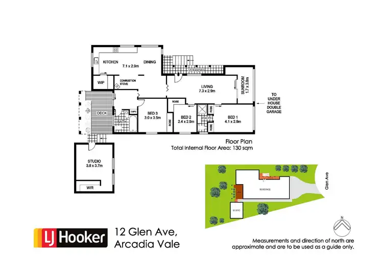 Floorplan of Homely house listing, 12 Glen Avenue, Arcadia Vale NSW 2283