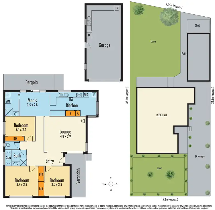 Floorplan of Homely house listing, 3 Tarene Street, Dandenong VIC 3175