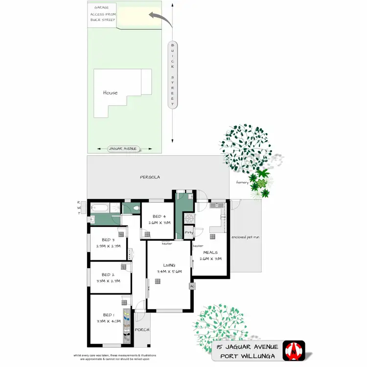 Floorplan of Homely house listing, 15 Jaguar Avenue, Port Willunga SA 5173