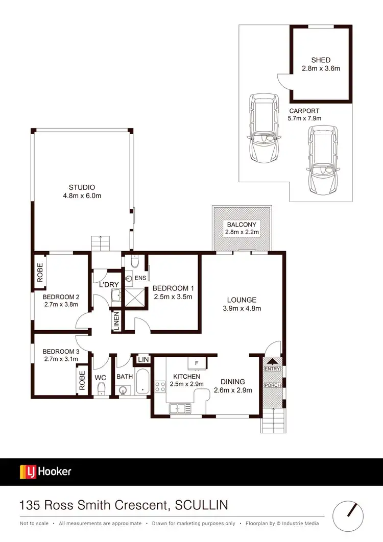 Floorplan of Homely house listing, 135 Ross Smith Crescent, Scullin ACT 2614