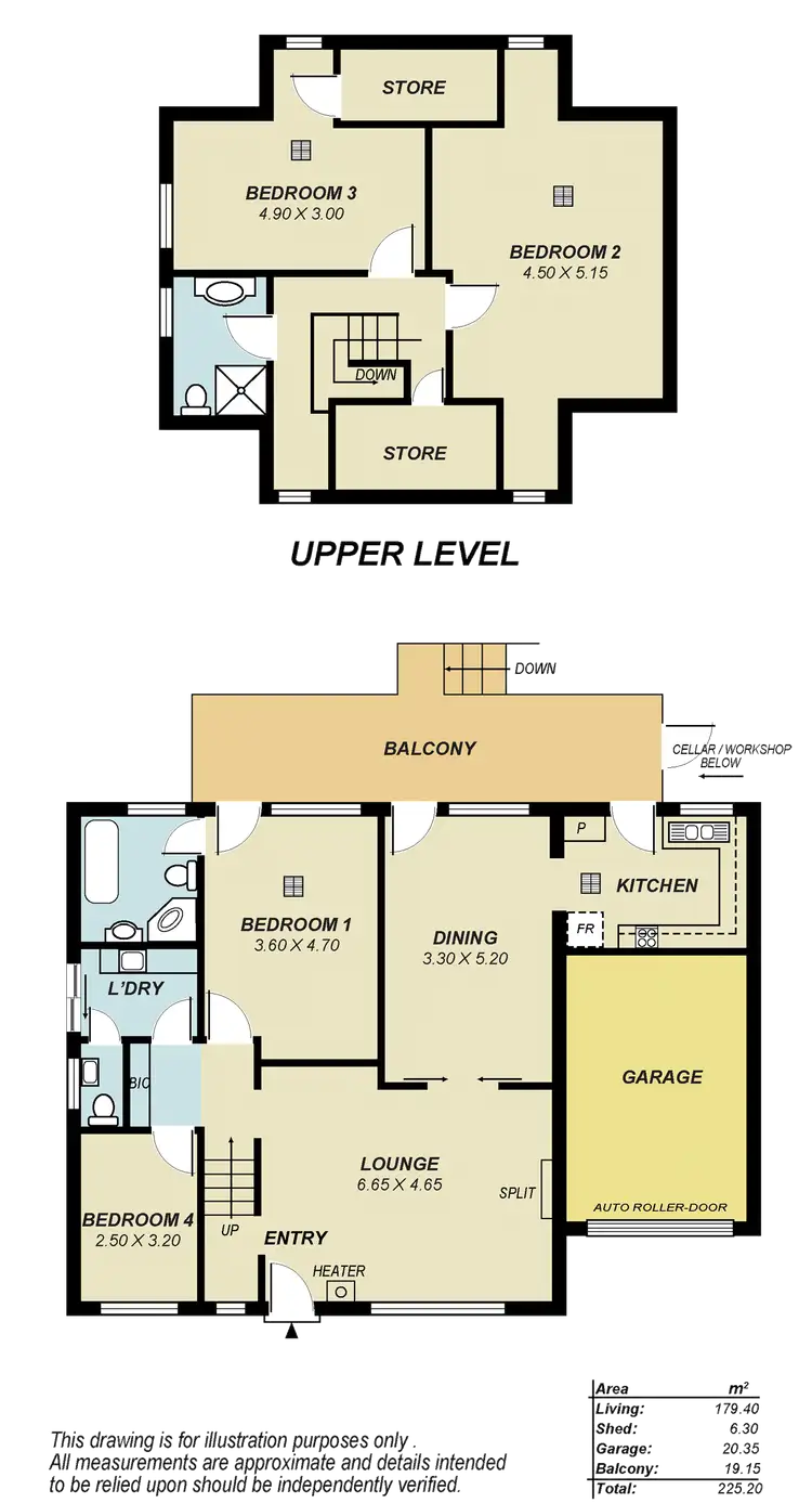 Floorplan of Homely house listing, 1104 Lower North East Road, Highbury SA 5089