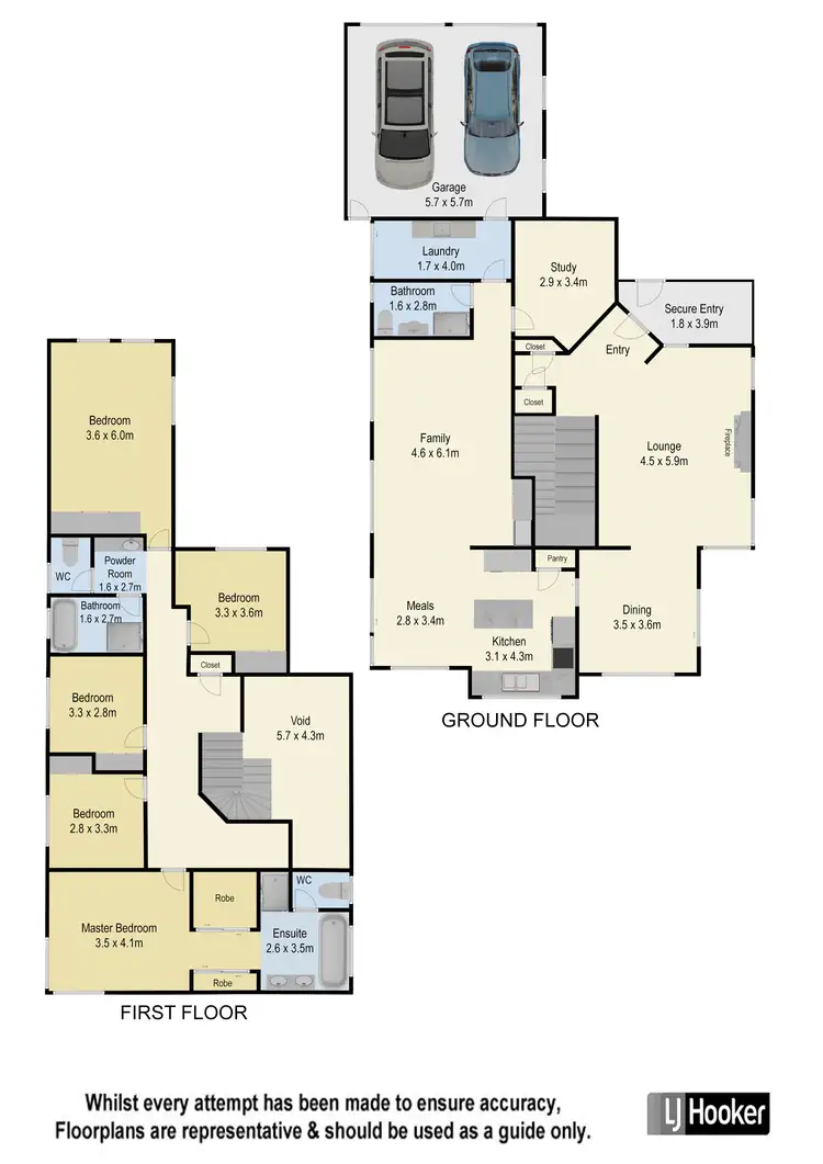 Floorplan of Homely house listing, 5 Tynedale Place, Carseldine QLD 4034