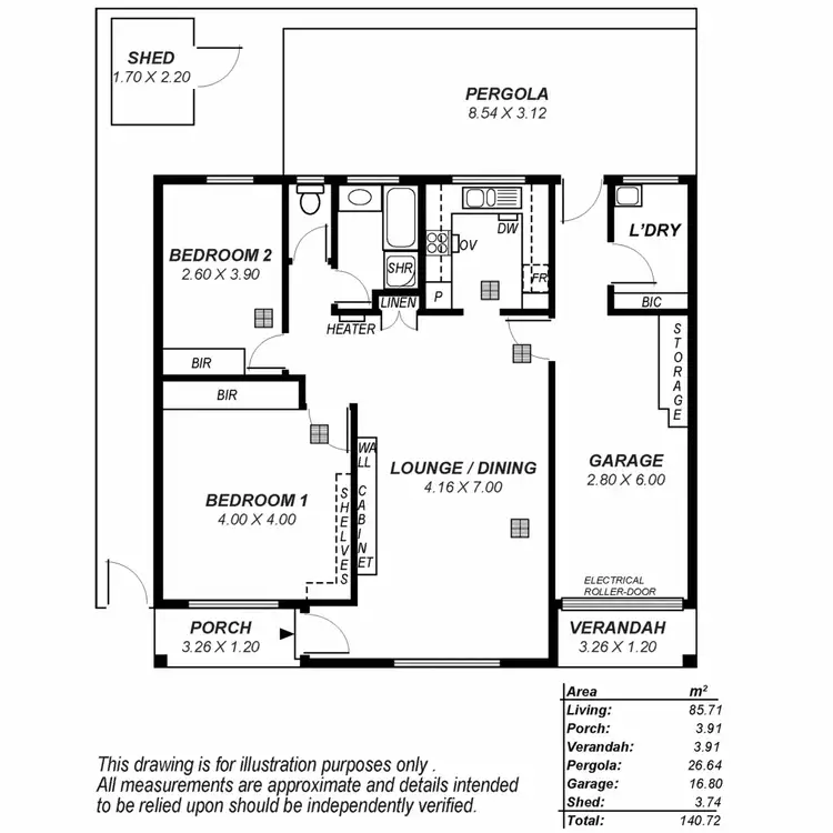 Floorplan of Homely unit listing, 3/1 Morgan Avenue, Daw Park SA 5041
