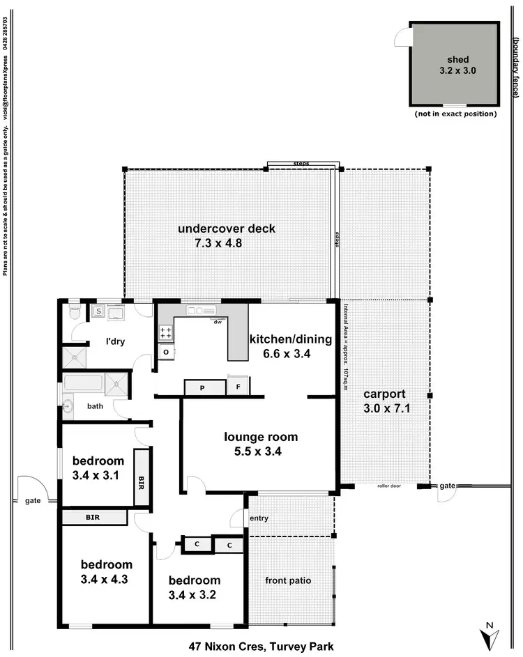 Floorplan of Homely house listing, 47 Nixon Crescent, Tolland NSW 2650