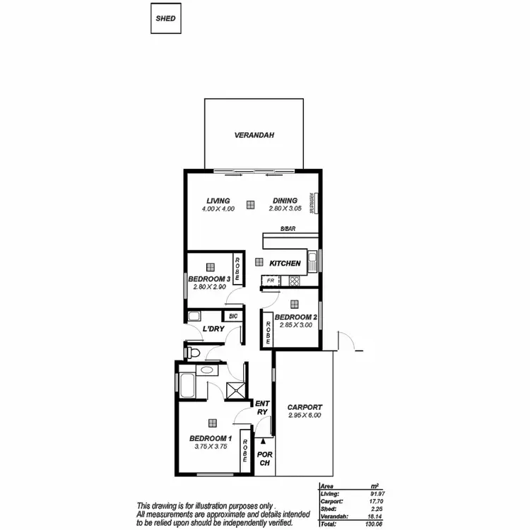 Floorplan of Homely house listing, 1/2A Nizam Street, Hillcrest SA 5086