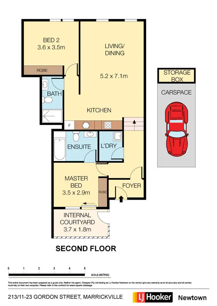 Floorplan of Homely apartment listing, 213/11-23 Gordon Street, Marrickville NSW 2204