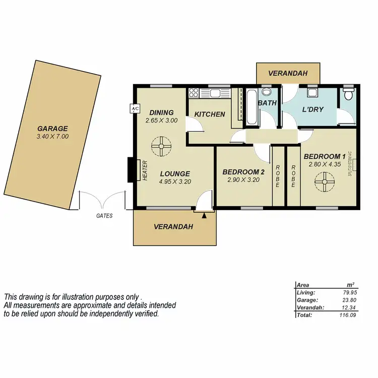 Floorplan of Homely house listing, 4 Lowry Street, Elizabeth East SA 5112