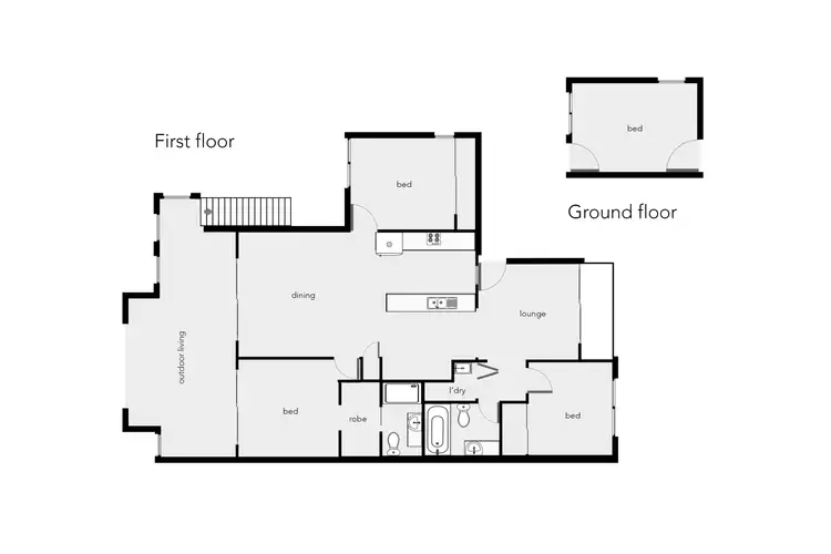 Floorplan of Homely unit listing, 3/294-310 Kamerunga Road, Freshwater QLD 4870