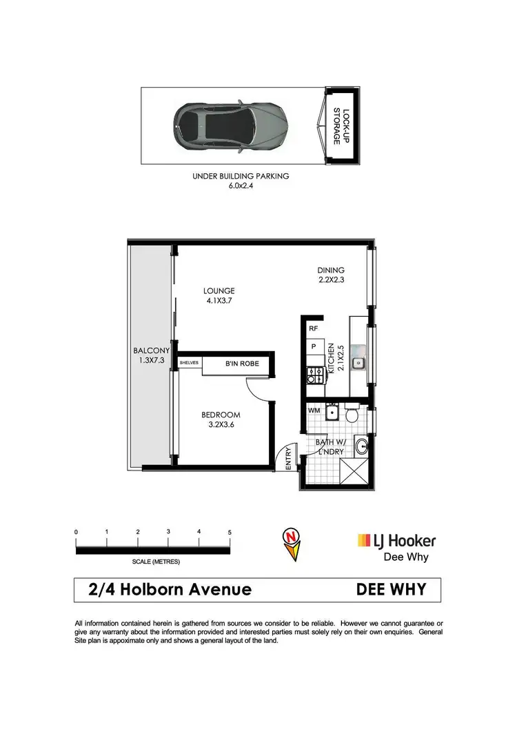 Floorplan of Homely unit listing, 2/4 Holborn Avenue, Dee Why NSW 2099