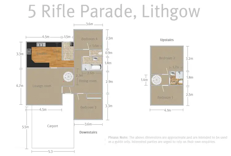Floorplan of Homely house listing, 5 Rifle Parade, Lithgow NSW 2790