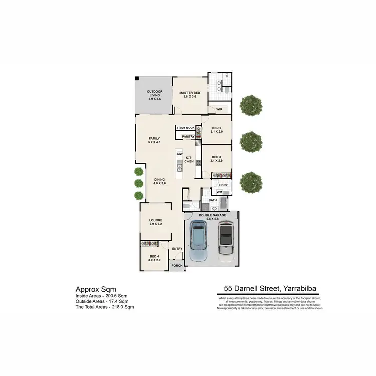 Floorplan of Homely house listing, 55. Darnell Street, Yarrabilba QLD 4207
