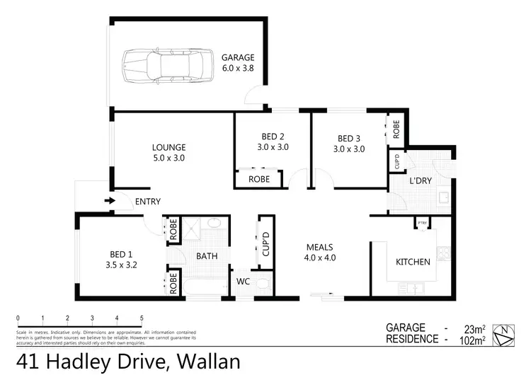 Floorplan of Homely house listing, 41 Hadley Drive, Wallan VIC 3756